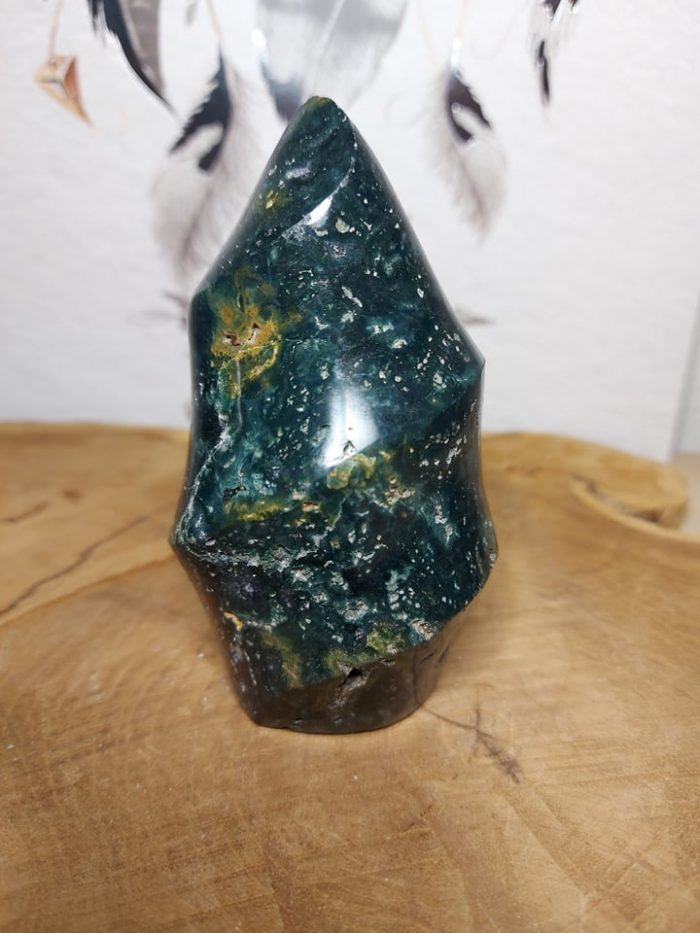 Ocean Jasper Flame Shape Crystal